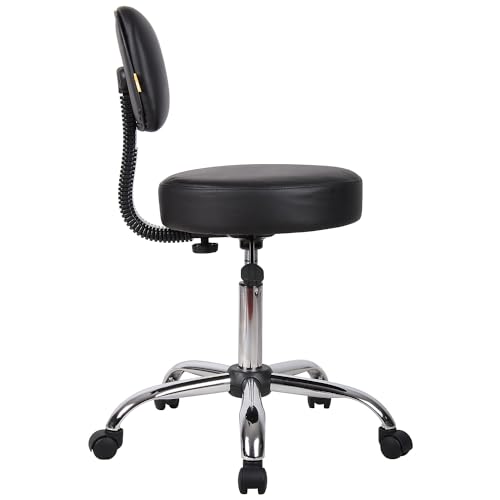 Boss Office Products Be Well Medical Spa Professional 26.5-Inch Drafting Stool, Black (B245-BK) B245-BK