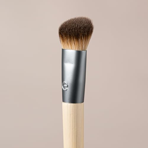 EcoTools Precision Concealer Makeup Brush, For Concealing Under Eyes & Imperfections, Sculpt Skin, Works With Liquid & Cream Makeup, Synthetic Bristles, Cruelty-Free & Vegan, 1 Count
