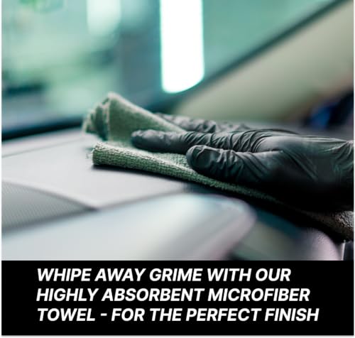 PROPER DETAILING CO. Car Detailing Kit Interior Cleaner, Get Professional Results - Car Interior Cleaning Kit includes 16 oz. interior cleaner, premium boars hair detail brush, and 2 microfiber towels