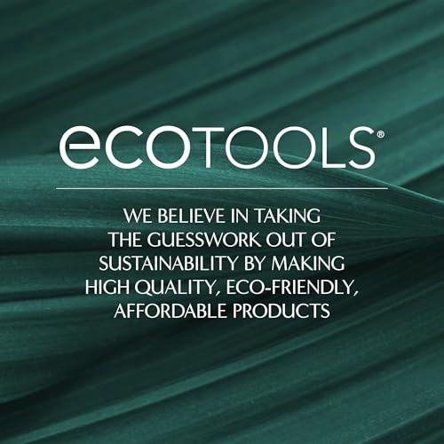 EcoTools Smoothing Detangler Hairbrush, Brush For Wet Or Dry Hair, Pain-Free Detangling, Style & Smooth Hair, Heat Resistant Brush, Renewable Bamboo & Flexible Bristles, Vegan & Cruelty-Free, 1 Count