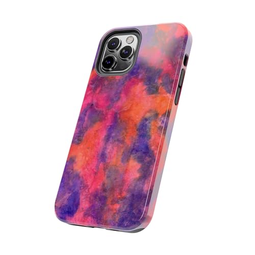 Vibrant Abstract Phone Cases - Colorful Tough Cases, Unique Phone Accessories, Modern Tech Gifts, Trending Design, Durable