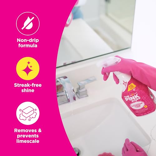 Stardrops - The Pink Stuff - Miracle Bathroom Foam Cleaner 750ml - Baths, Tiles, Soap Scum, Limescale, Streak Free