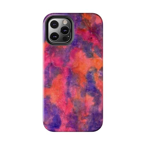 Vibrant Abstract Phone Cases - Colorful Tough Cases, Unique Phone Accessories, Modern Tech Gifts, Trending Design, Durable