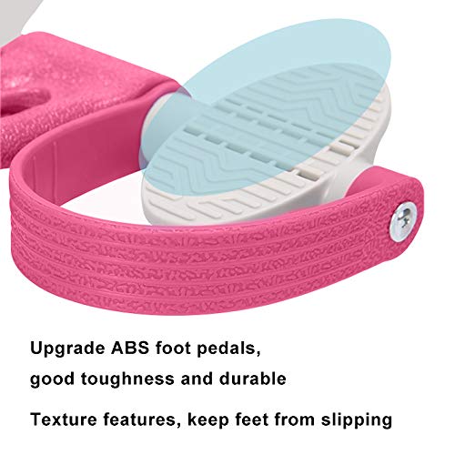 Pedal Ankle Puller Resistance Bands Elastic Pull Rope Fitness Sit-up Exercise at Home Gym Yoga Workout Equipment Multifunction Pedal Arm Leg Trainer Slimming Bodybuilding Abdominal Training