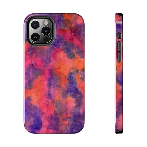 Vibrant Abstract Phone Cases - Colorful Tough Cases, Unique Phone Accessories, Modern Tech Gifts, Trending Design, Durable