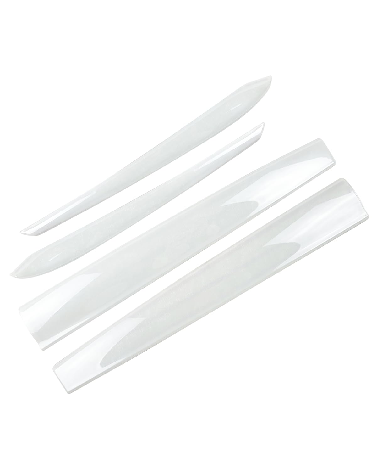 KKTR-CAR Dashboard Cover Wrap and Front Door Inner Armrest Panel Cover Trim Compatible with Tesla Model 3 2021-2023 Model y 2020-2025,NOT for Performance (Pearl White, 4pcs)
