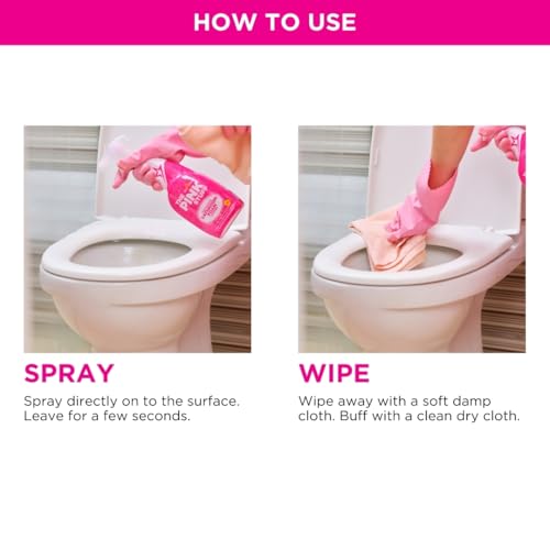 Stardrops - The Pink Stuff - Miracle Bathroom Foam Cleaner 750ml - Baths, Tiles, Soap Scum, Limescale, Streak Free