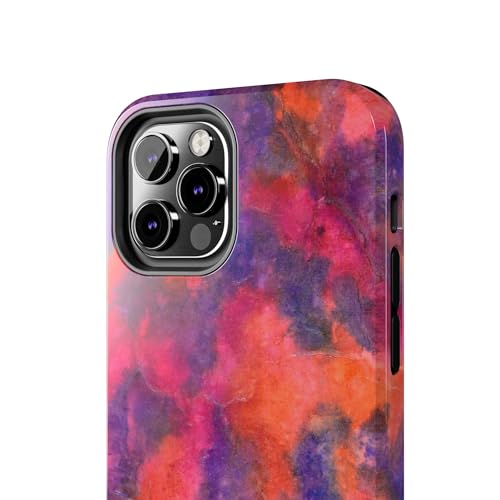 Vibrant Abstract Phone Cases - Colorful Tough Cases, Unique Phone Accessories, Modern Tech Gifts, Trending Design, Durable