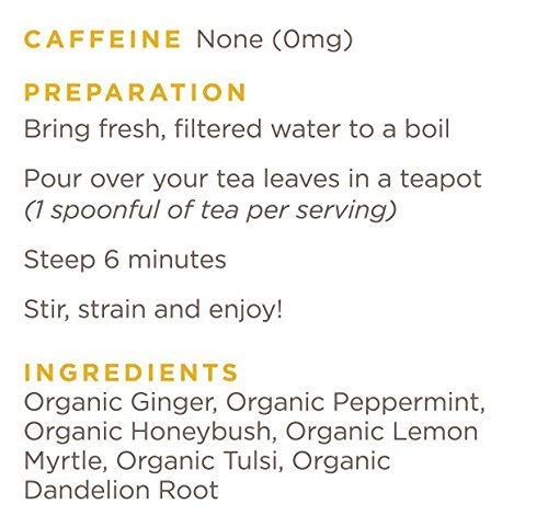 Golden Moon Organic Herbal Detox Tea - Loose Leaf, Non GMO - Travel Tin (36 Servings)
