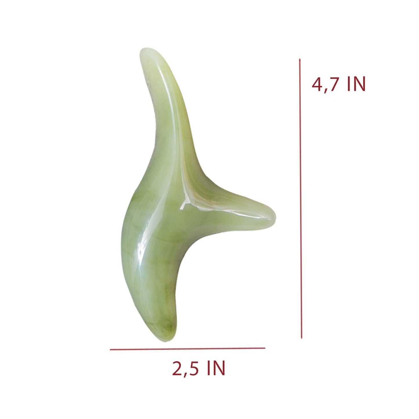 Broman Reflexology Tool - Trigger Point Massage Tool, Perfect for Full Body Massage, Ideal as Foot Massager and Hand Massager, Small Yet Mighty, Emerald-Color