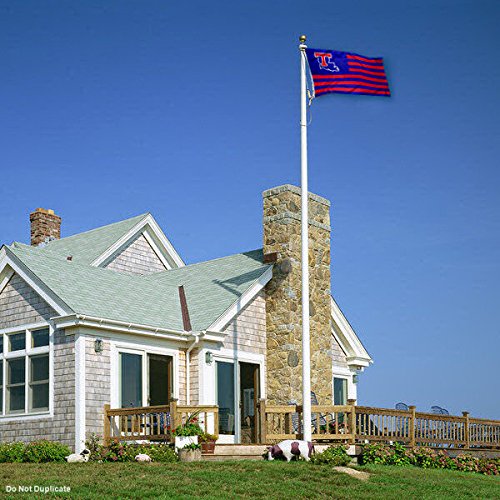 College Flags & Banners Co. Louisiana Tech Bulldogs Stars and Stripes Nation Flag