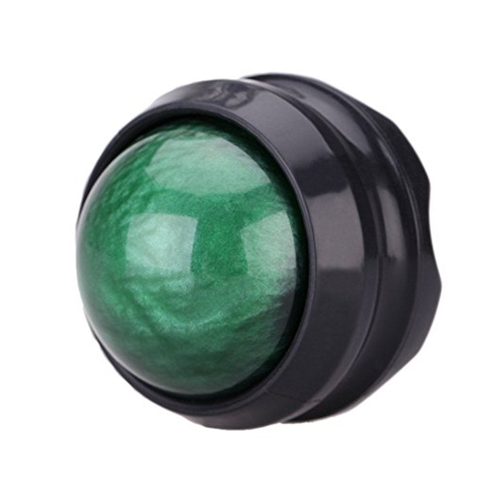 ZONGS Manual Massage Ball Pain Relief Back Roller Massager Self Massage Therapy and Relax Full Body Tools for Sore Muscle Joint Pain Essential Oils or Lotion Relax (Green)