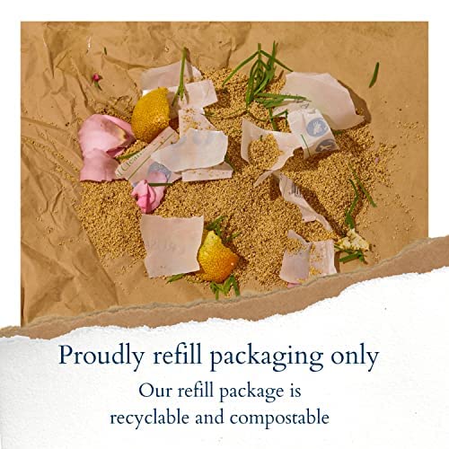 Tidalove Body Wash Sheets 1 Month Refill, Zero Waste, Vegan, Paraben-Free, SLS-Free, Cruelty-Free, Artificial Fragrance-Free in Paper Pack Pre-Portioned 30 Sheets (up to 60 washes)