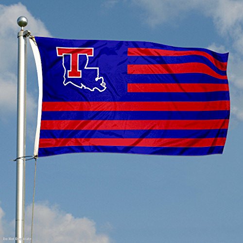 College Flags & Banners Co. Louisiana Tech Bulldogs Stars and Stripes Nation Flag