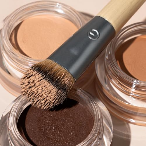 EcoTools Precision Concealer Makeup Brush, For Concealing Under Eyes & Imperfections, Sculpt Skin, Works With Liquid & Cream Makeup, Synthetic Bristles, Cruelty-Free & Vegan, 1 Count
