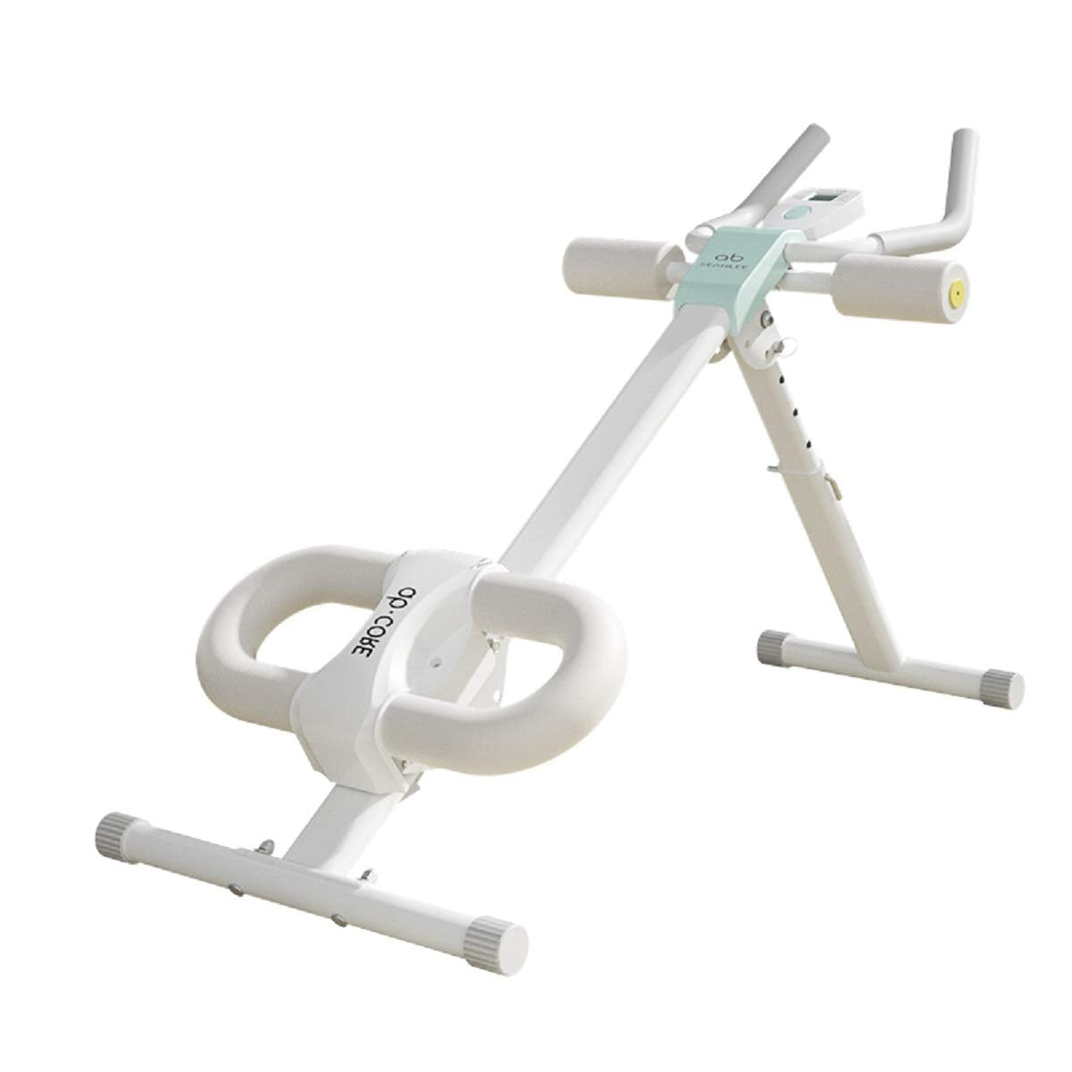 Ab Workout Equipment,Multi-Stage Adjustable Ab Machine Full Body Workout for Home Gym,Strength Training Equipment for Rapid Abdominal Sculpting Foldable Waist Trainer Suitable for Beginner Green