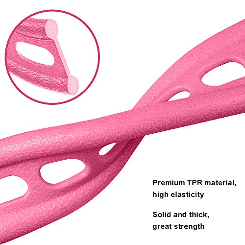 Pedal Ankle Puller Resistance Bands Elastic Pull Rope Fitness Sit-up Exercise at Home Gym Yoga Workout Equipment Multifunction Pedal Arm Leg Trainer Slimming Bodybuilding Abdominal Training