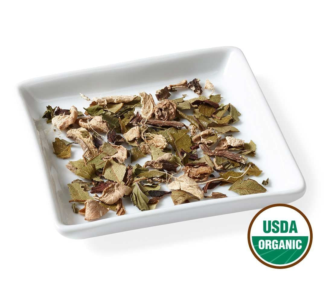 Golden Moon Organic Herbal Detox Tea - Loose Leaf, Non GMO - Travel Tin (36 Servings)