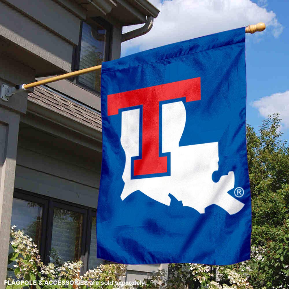 College Flags & Banners Co. Louisiana Tech Banner House Flag