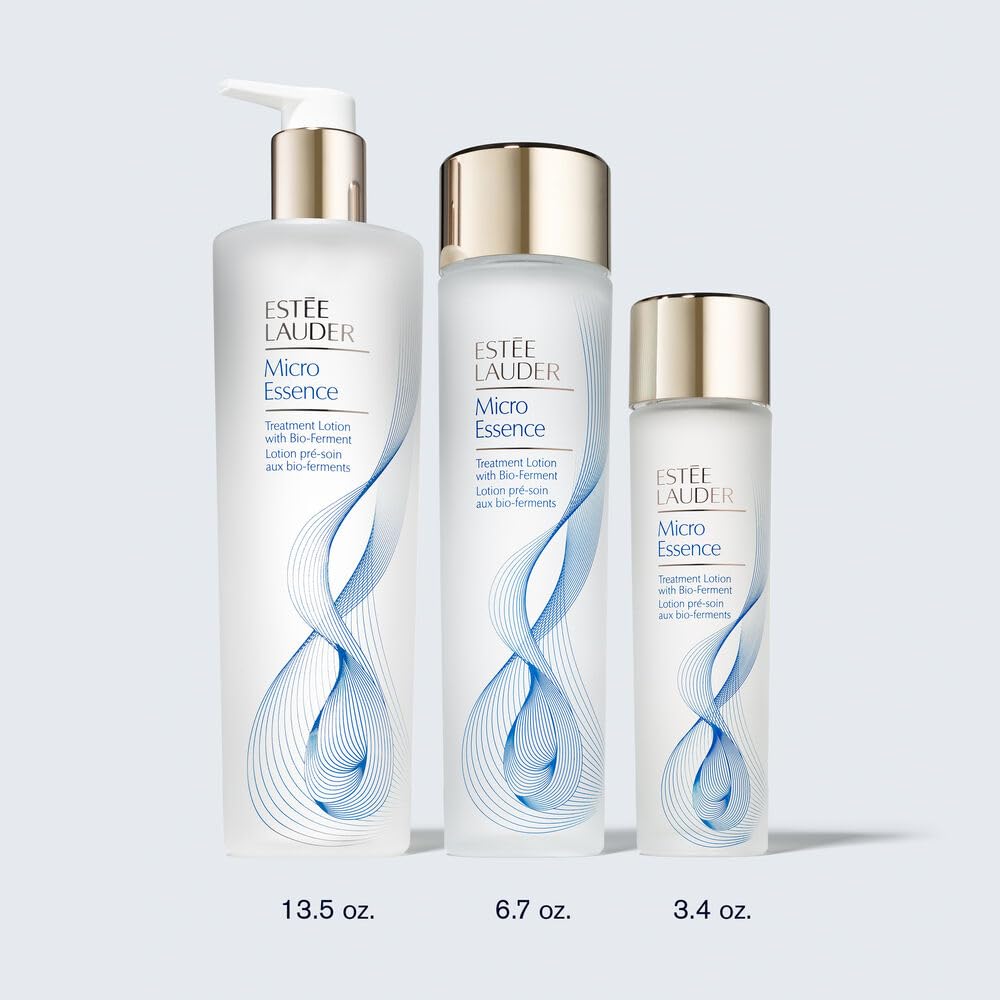 Estée Lauder Micro Essence Treatment Lotion with Bio-Ferment | Toner for Face, 6.7 Fl Oz