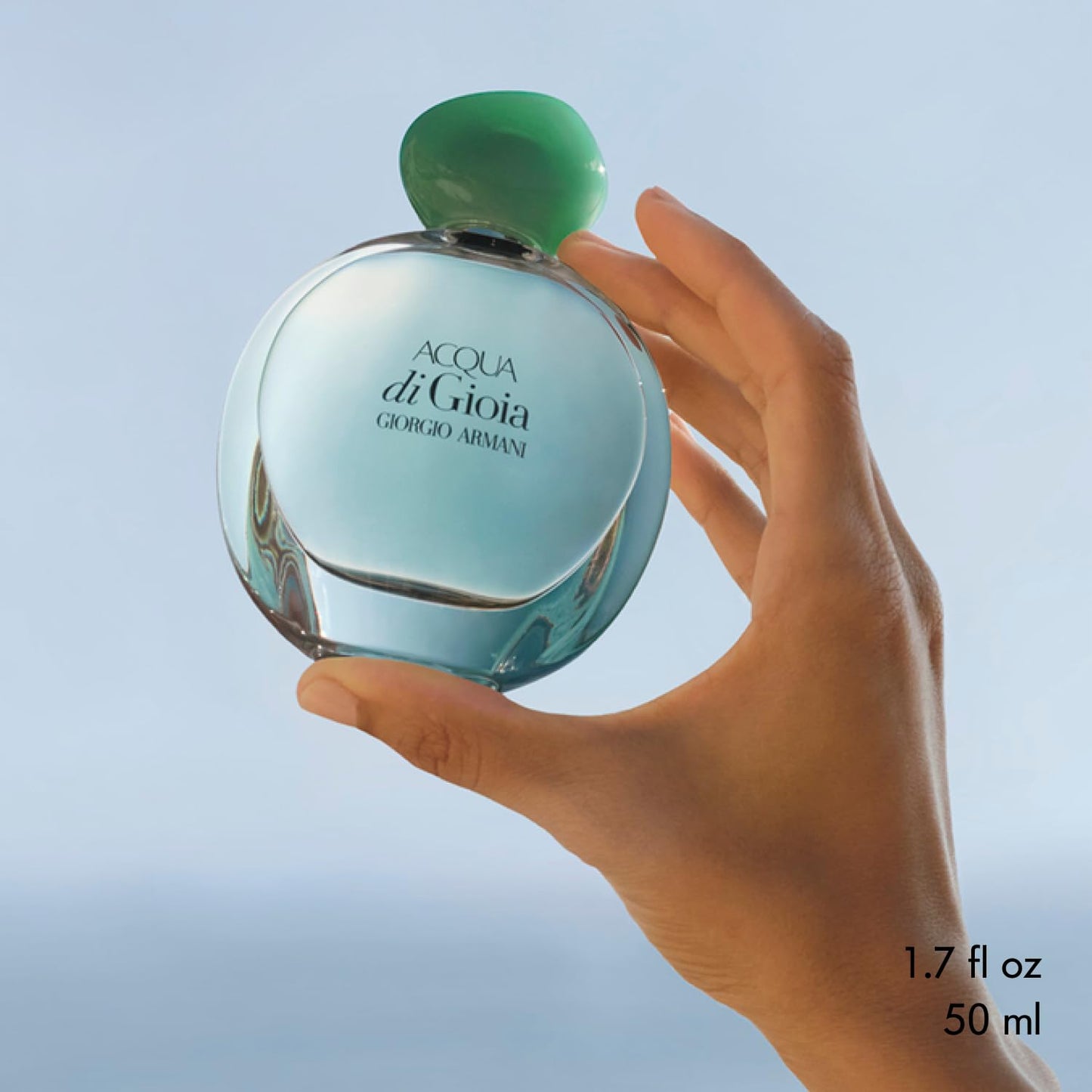 Armani Beauty – Acqua di Gioia – Eau de Parfum – Floral Fruity Fragance for Women – Primofiore Lemon, Water Jasmin, Cedarwood Notes - 3.4 Fl Oz