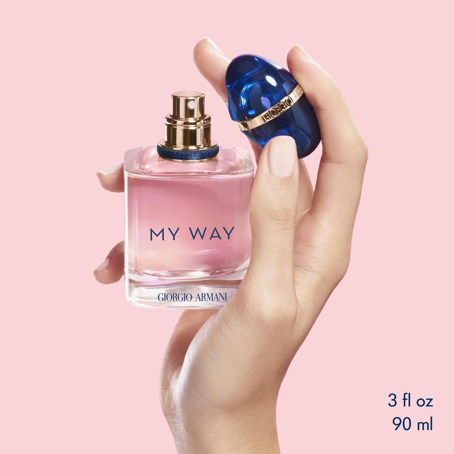 Armani Beauty- My Way - Eau de Parfum - Women's Perfume - Floral Woody Fragrance - Bergamot, Orange Blossom, Tuberose, Jasmine, Cedarwood, Vanilla and White Musk Notes - 3.0 FL Oz