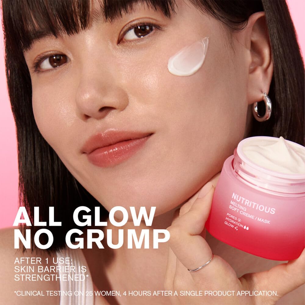 Estée Lauder Nutritious Melting Soft Cream Moisturizer/Face Mask with Niacinamide | Pore Minimizing, 1.7 Ounce