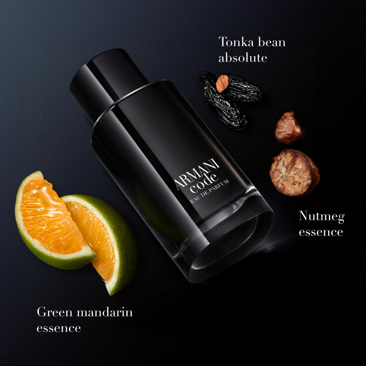 Armani Beauty – Code – Eau de Parfum – Cologne for Men – Fougère Ambery Spicy Men’s Fragrance – Green Mandarin, Nutmeg, Tonka Bean Notes - 4.2 Fl Oz