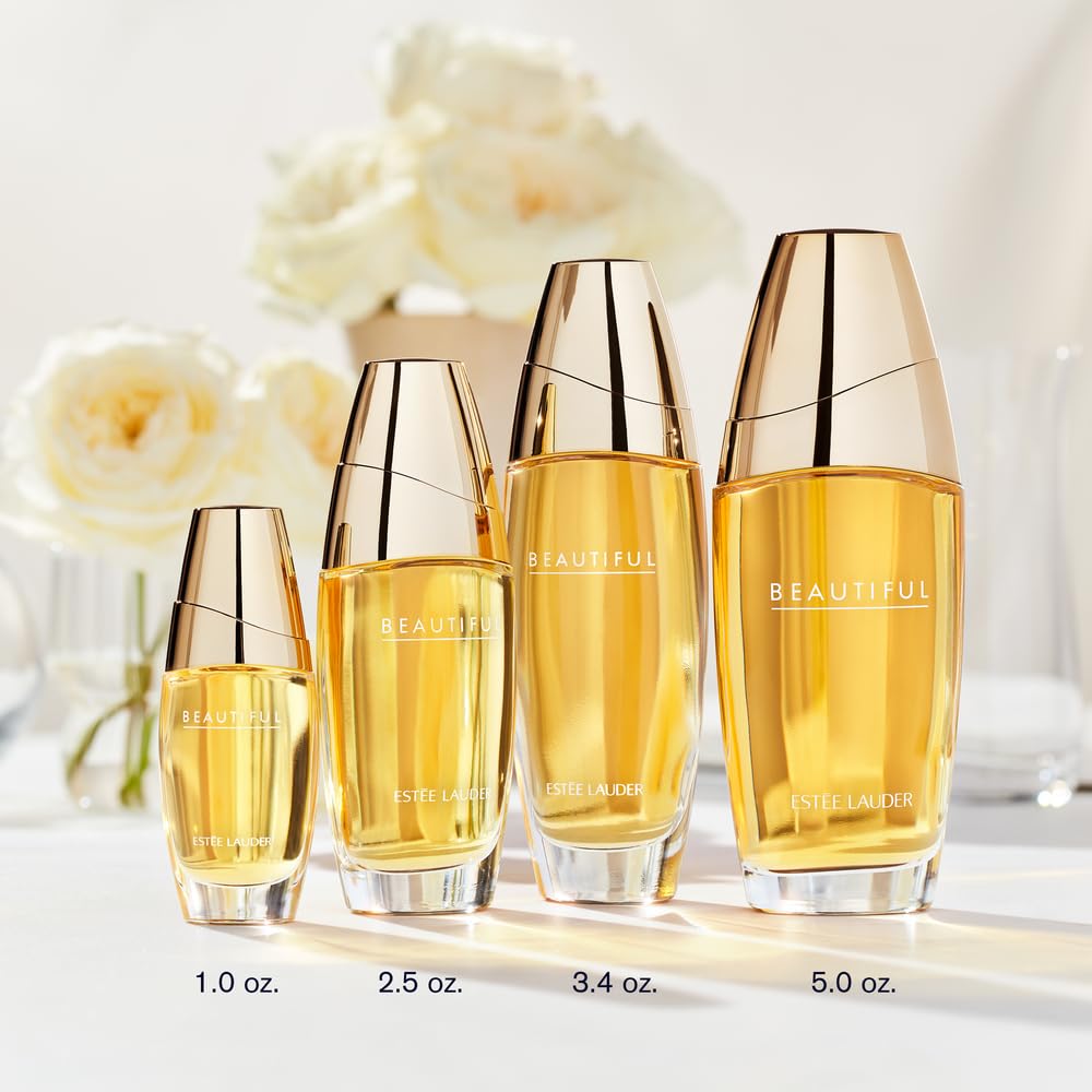 Estée Lauder Beautiful Eau de Parfum Spray with Notes of Rose, Lily, Tuberose & Orange Flower | Women's Perfume, 1.0 Fl Oz