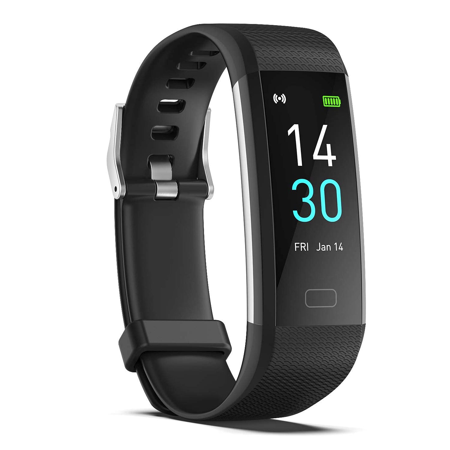 ENGERWALL Fitness Tracker with Step/Distance/Calories Counter, Activity Tracker with Heart Rate Monitor, Slim Style Watch IP68 Waterproof, Sleep Monitor Tracker, Pedometer Watch for Women Men