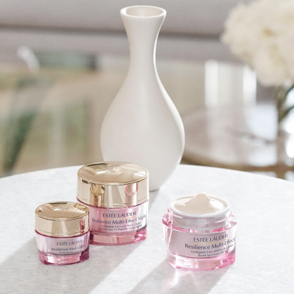 Estée Lauder Resilience Multi-Effect Tri-Peptide Face and Neck Cream Moisturizer SPF 15 for Normal/Combination Skin, 2.5 Ounce