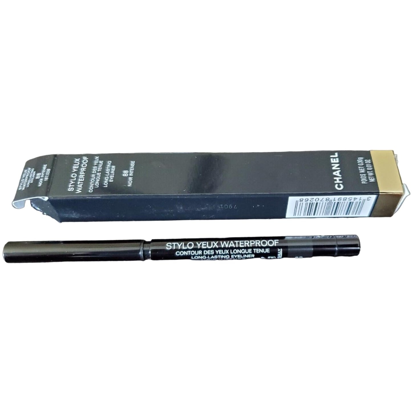 Chanel Stylo Yeux Waterproof Long-lasting Eyeliner - # 88 Noir Intense By Chanel for Women - 0.01 Ounce Eyeliner, 0.01 Ounce