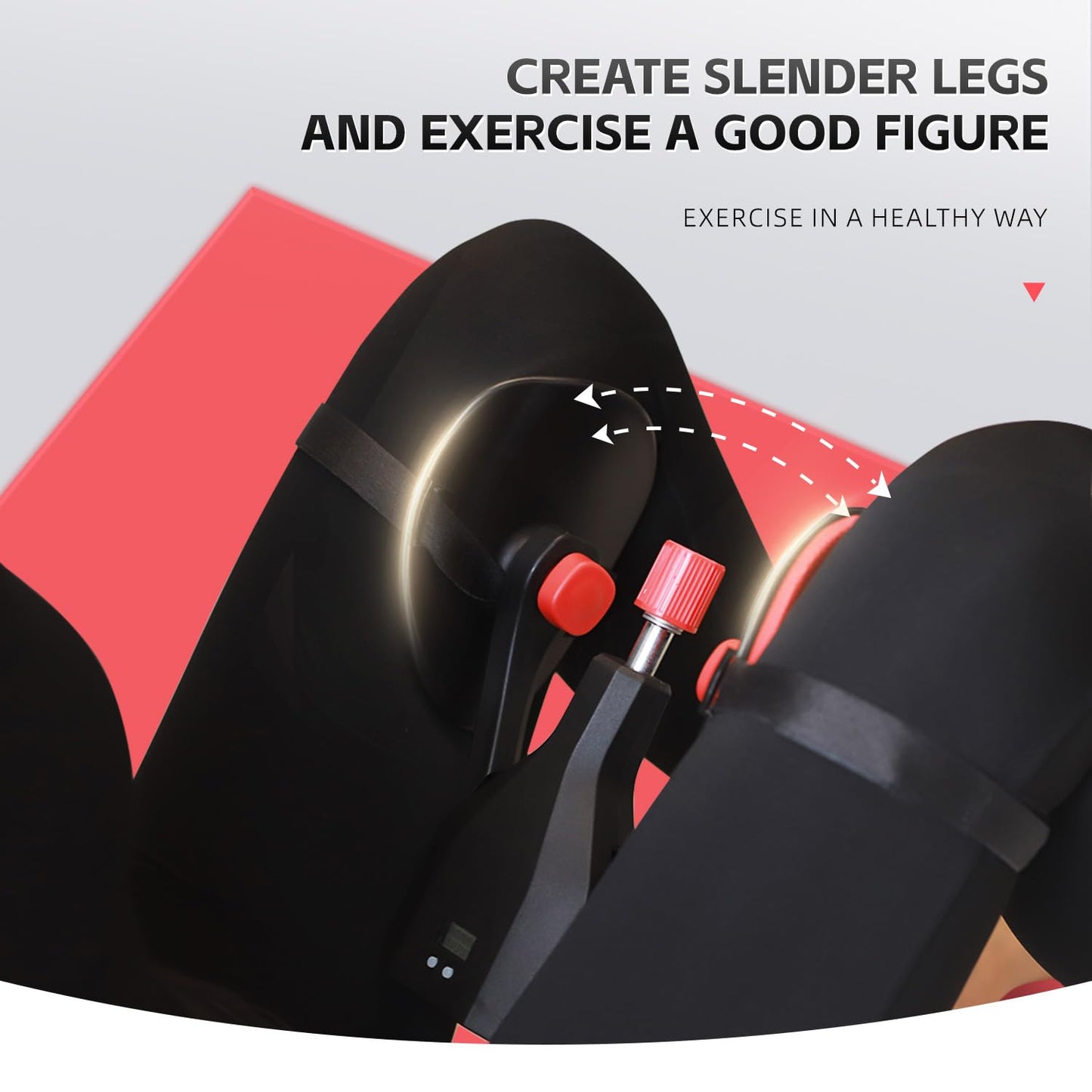 Thigh Master Hip Trainer Kegel Exerciser 77 Lb, Leg and Inner Thigh Strength Exercise Equipment,Hip Shaper Trainer Machine,Pelvic Floor Strengthening Device,Legs Workout Equipment(Black)