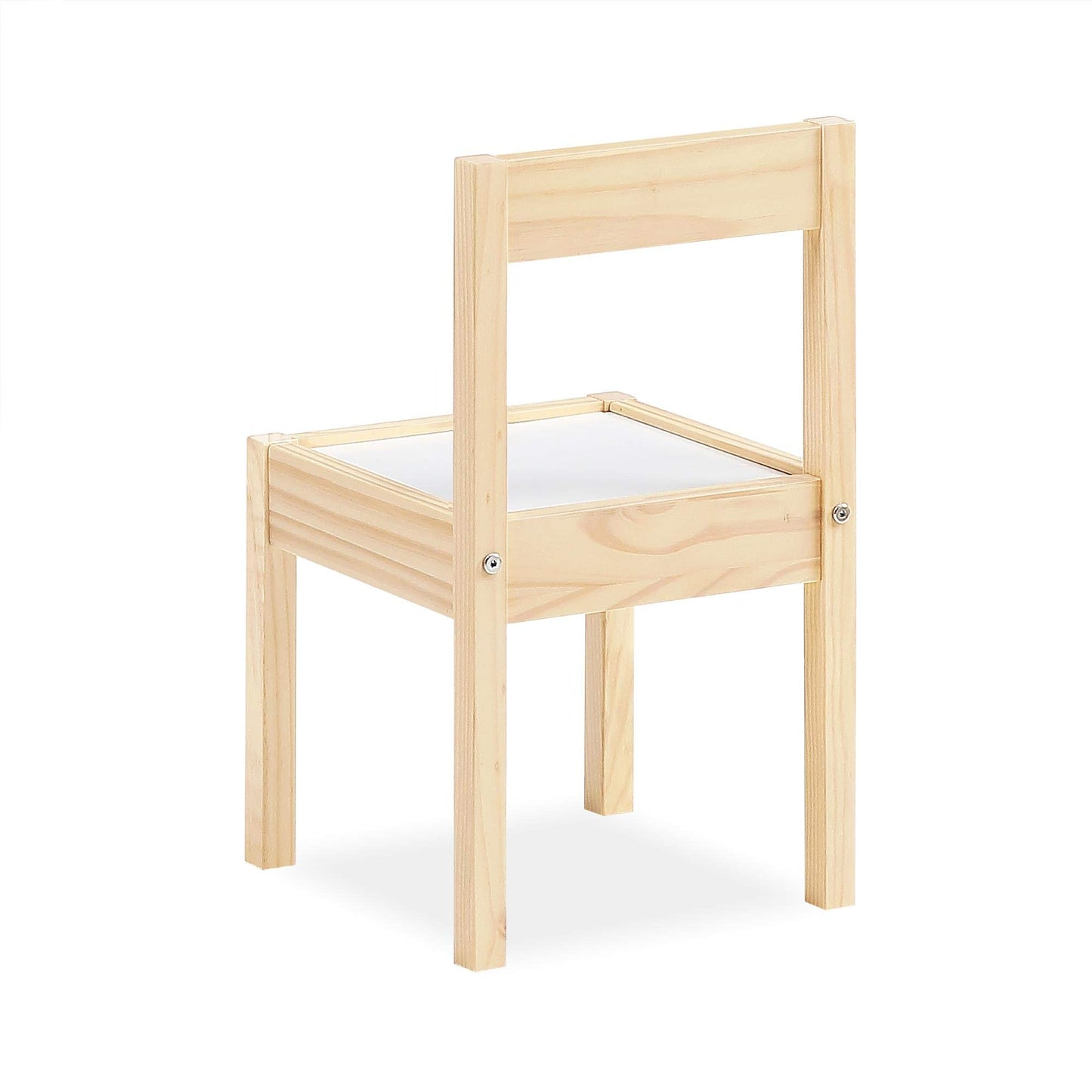 Baby Relax Hunter 3-Piece Kiddy Table & Chair, Natural/White Table Set