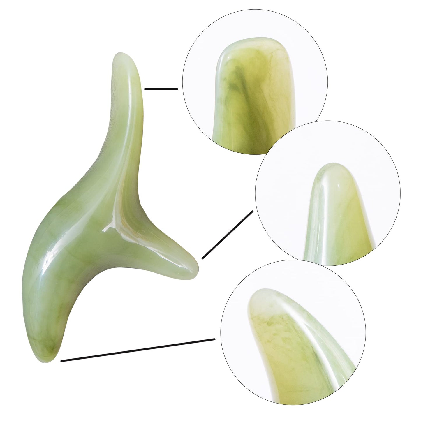 Broman Reflexology Tool - Trigger Point Massage Tool, Perfect for Full Body Massage, Ideal as Foot Massager and Hand Massager, Small Yet Mighty, Emerald-Color