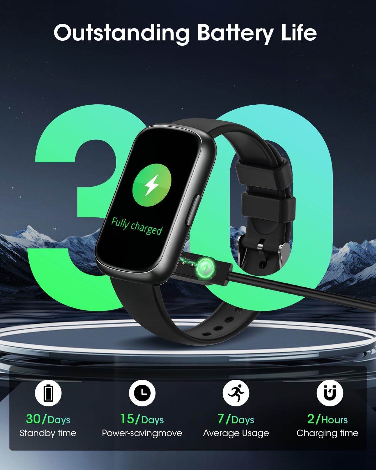 Health Fitness Tracker for Men Women: Activity Trackers with 24H Heart Rate Monitor Blood Oxygen Sleep Tracker Calorie Step Counter 5ATM Waterproof Fitness Smart Watches Compatible with iPhone Android