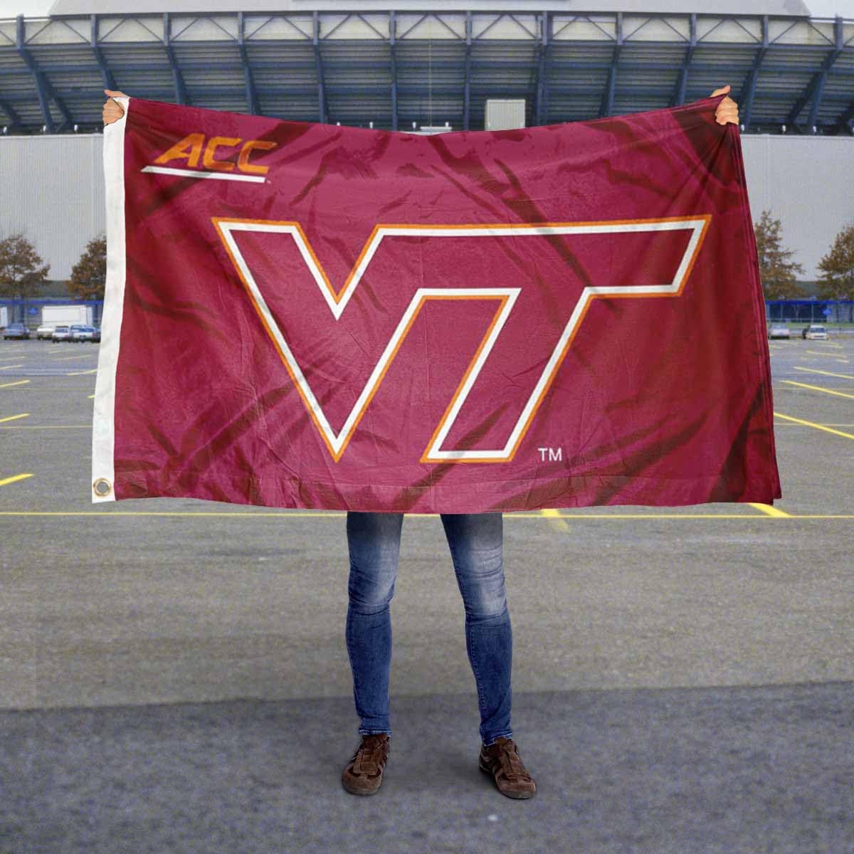 College Flags & Banners Co. Virginia Tech Hokies Acc 3x5 Flag