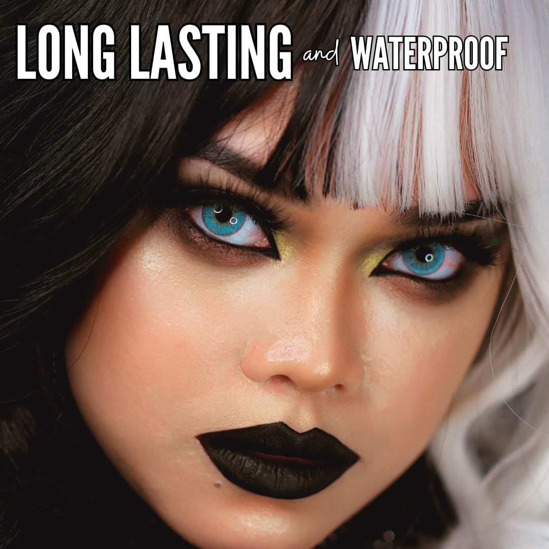 Black Lip Stain Long-Lasting Waterproof Lightweight Comfortable Non-Drying Hydrating | High Pigment Intense Matte Color All Day Wear Smudge-Proof Kiss-Proof Transfer-Resistant Vegan | Linda