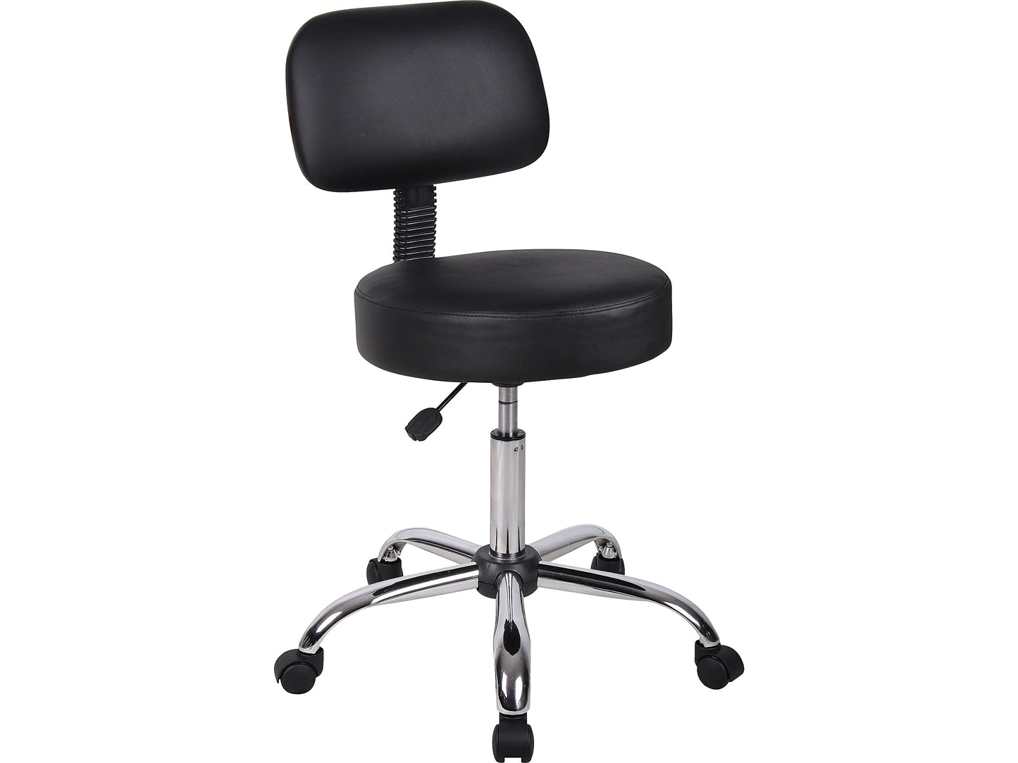 Boss Office Products Be Well Medical Spa Professional 26.5-Inch Drafting Stool, Black (B245-BK) B245-BK