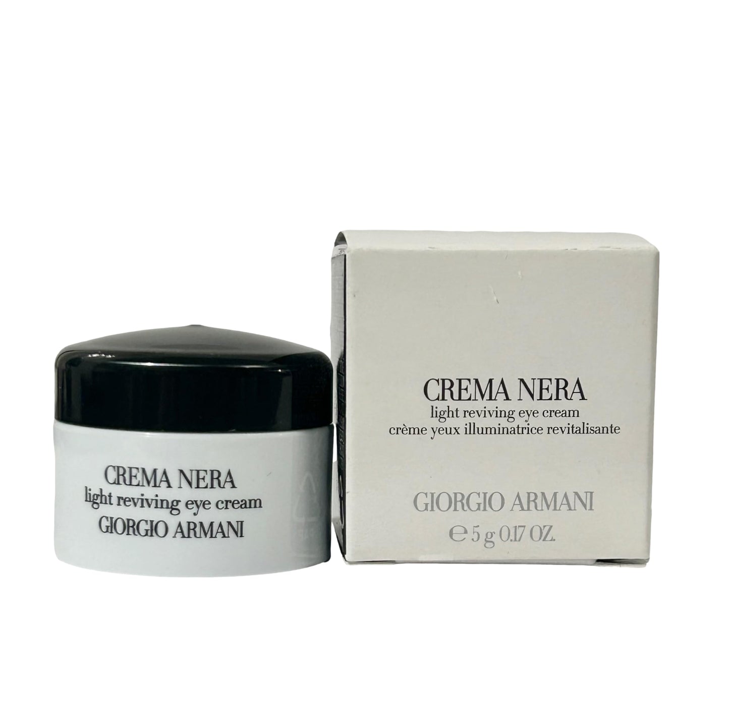 GIORGIO ARMANI LIGHT REVIVING EYE CREAM Mini Travel Size 5 ml / 0.17 fl oz. (NOTE THIS IS SMALL) - 9834