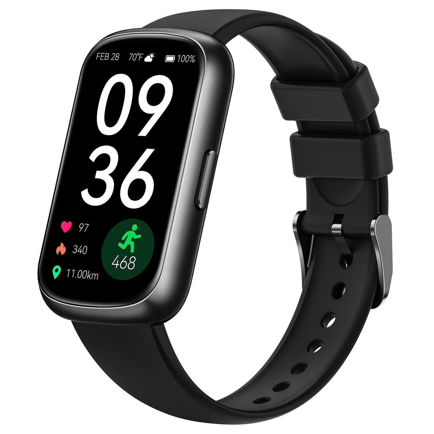 Health Fitness Tracker for Men Women: Activity Trackers with 24H Heart Rate Monitor Blood Oxygen Sleep Tracker Calorie Step Counter 5ATM Waterproof Fitness Smart Watches Compatible with iPhone Android