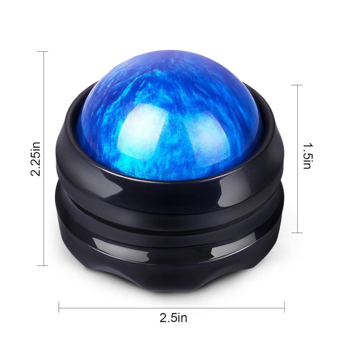 Solacium Manual Massage Roller Ball - Massager and Therapy Tool for Sore Muscles, Shoulders, Arms, Neck, Back, Feet, Body, Deep Tissue, Stiffness, Joint Pain, Stress Relief