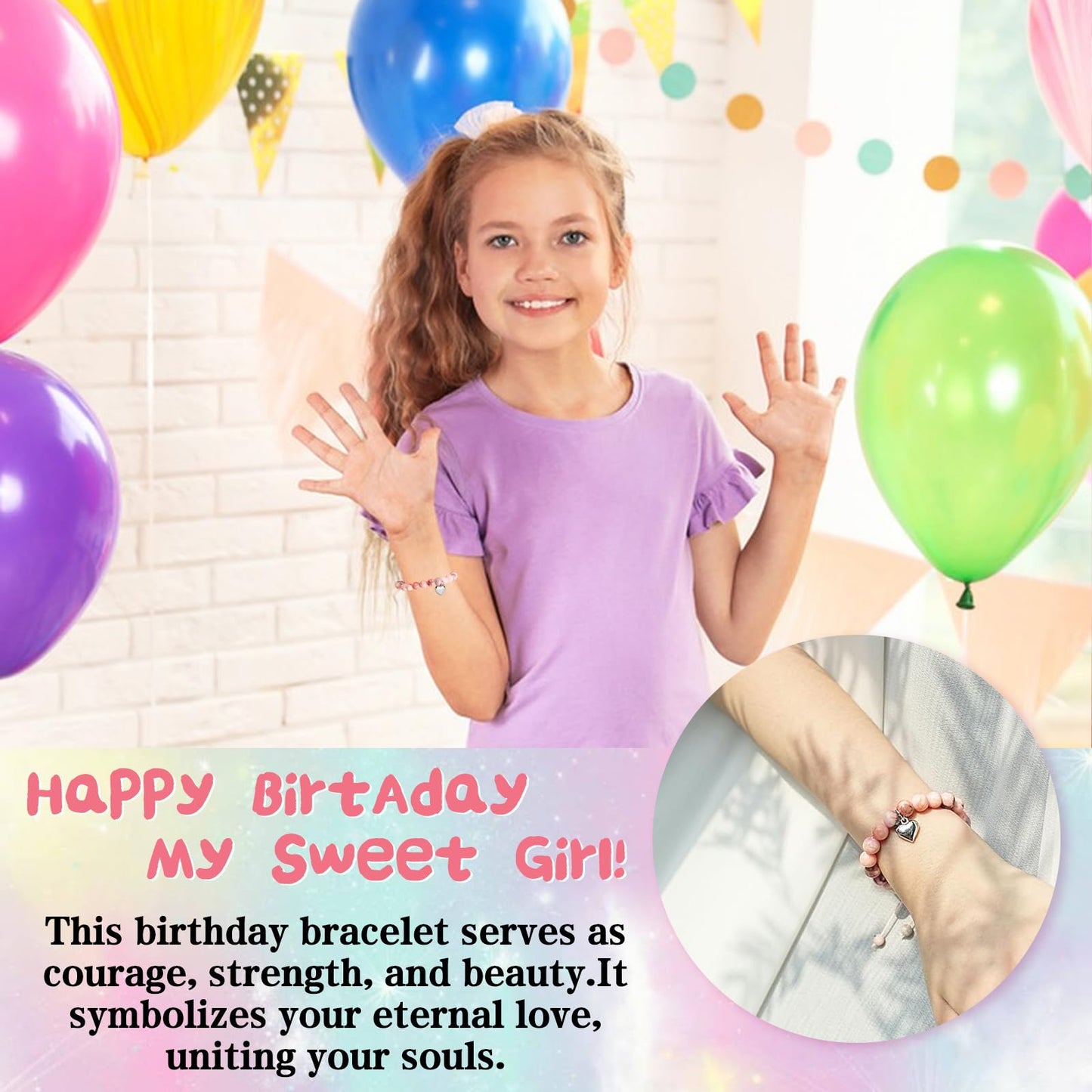 Birthday Gifts for Girls,6 Year Old Girl Birthday Gift Ideas,Kids Gifts with 12 OZ Wine Tumbler,Diary,Headband,Eye Mask,Christmas Gifts for Little Girls