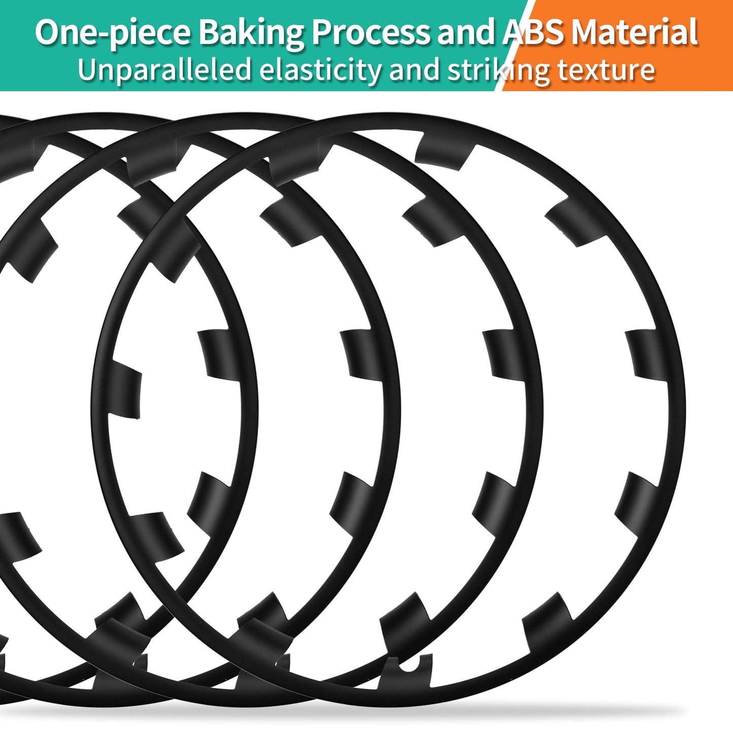 RAYLUXE Model Y Rim Protector 21inch Überturbine Wheels for Tesla Model Y 21 inch Wheel Rim Protector ABS Rim Guard Hubcap Cover Car Protection Tire Trim Rings for Model Y Exterior Accessories (21 in)