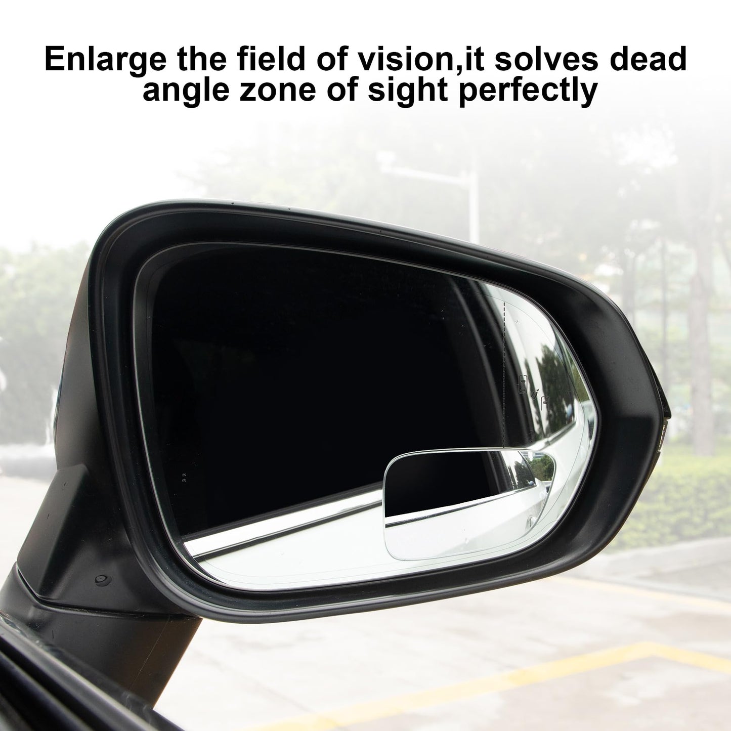 LivTee Blind Spot Car Mirror, HD Glass Frameless Convex Side Mirror Blindspot, Wide Angle Rear View Mirrors for SUVs, Trucks and RVs - Car Accessories