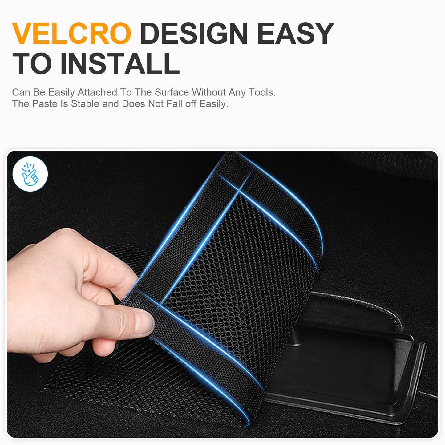 SARDVISA Backseat Air Vent Cover for Tesla Model 3 & Model Y, 2-Pack Rear Seat Air Condition Outlet Protector with Upgraded Mesh Cloth and Velcro, Car Air Vent Accessories for Tesla Model Y / 3