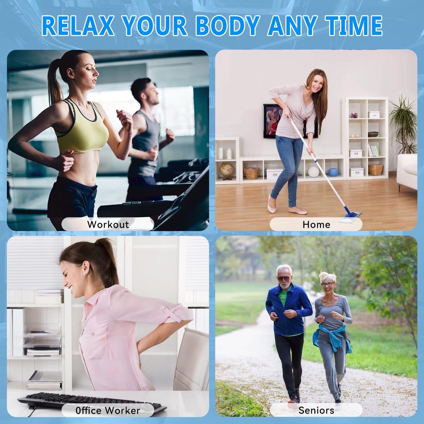 APHERMA Massage Gun, Muscle Massage Gun for Athletes Handheld Electric Deep Tissue Back Massager, Percussion Massage Device for Pain Relief with 30 Speed Levels 9 Heads,Father's Day Gifts