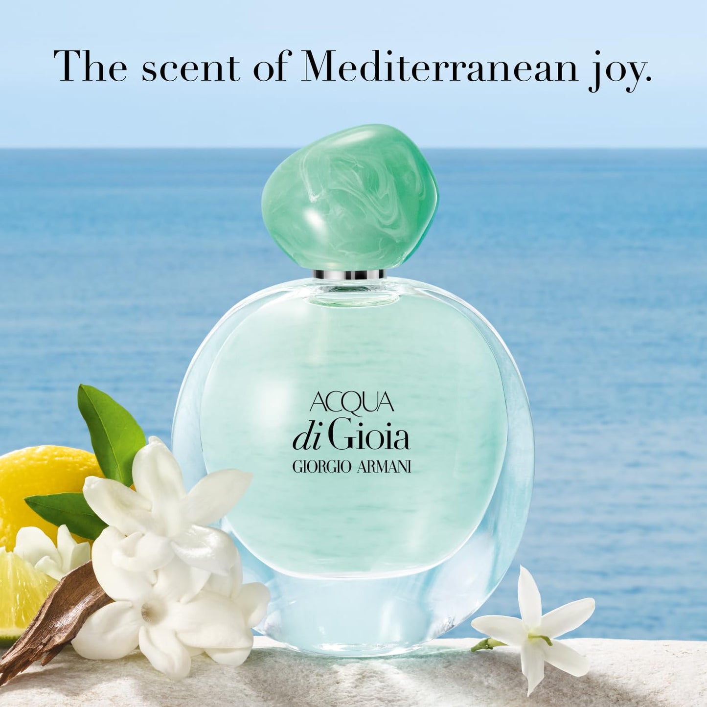 Armani Beauty – Acqua di Gioia – Eau de Parfum – Floral Fruity Fragance for Women – Primofiore Lemon, Water Jasmin, Cedarwood Notes - 3.4 Fl Oz
