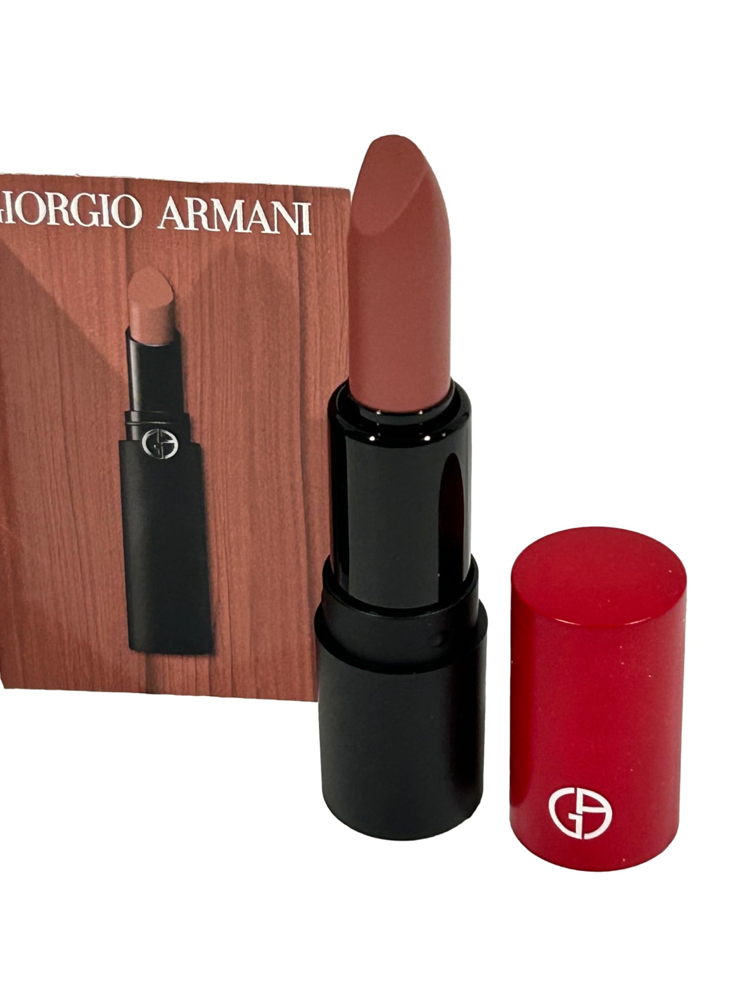 GIORGIO ARMANI LIP POWER MATTE MINI (nude) Longwear Intense Matte Color # 111 (looks NUDE) - 1.4 g / 0.04 oz (MINI/SMALL/SAMPLE SIZE/TRAVEL SIZE) - 3058