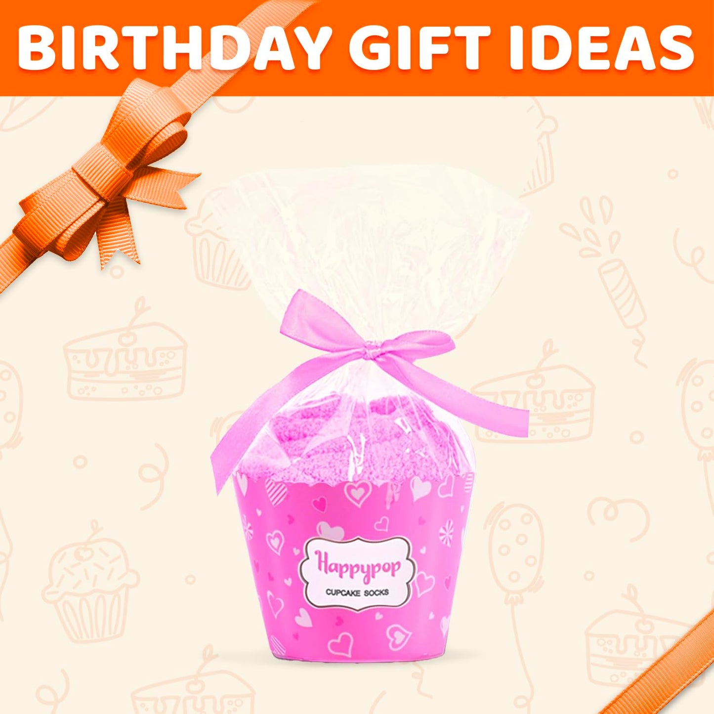 HAPPYPOP 6th Birthday Gifts Ideas for Girls - Socks for Kids Age 6, Gifts for Six Year Old Girls, Presents for 6 Year Old Girls